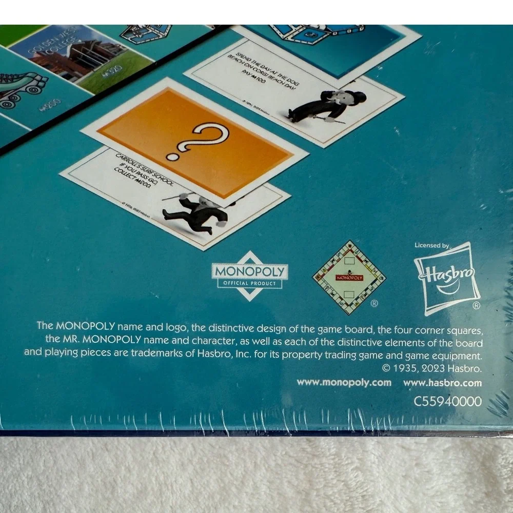 New Sealed Monopoly Huntington Beach California‎ Board Game Hasbro 2023